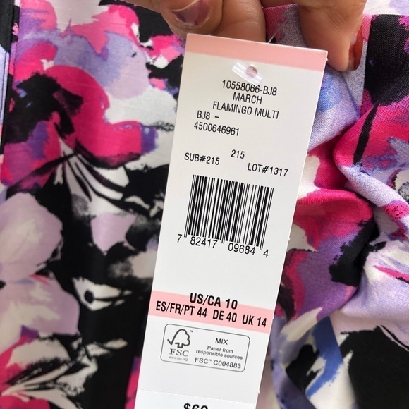 Evan-Picone Floral Blazer Size 10 NWT - Picture 8 of 11